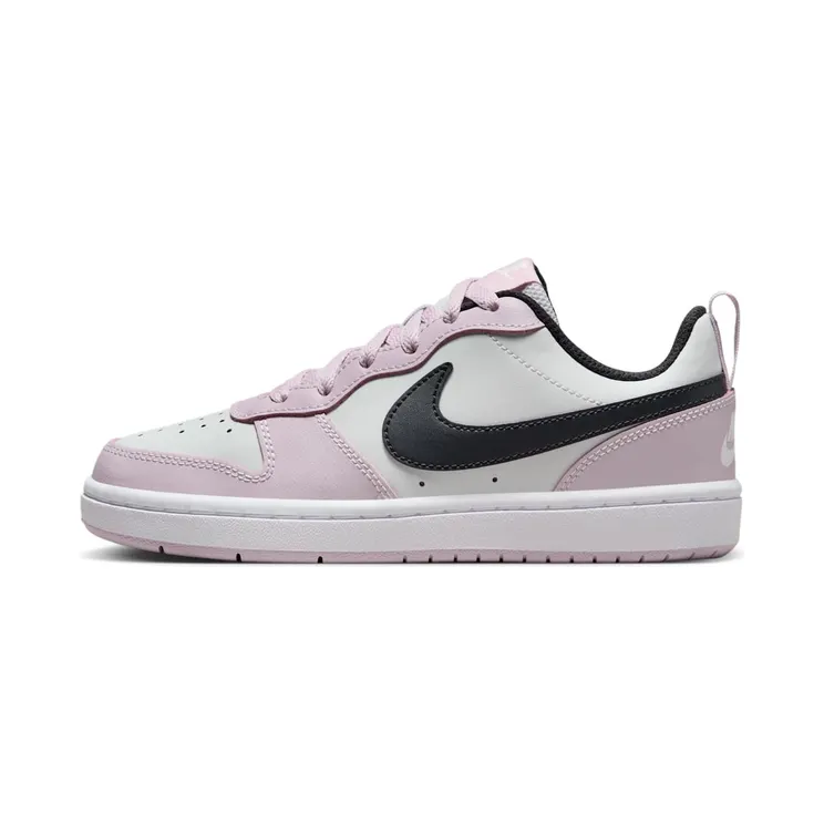 Nike Court Borough Low 2 Photon Dust Off Noir (GS) “Photon Dust / Iced Lilac / White / Off-Noir” (BQ5448-005)