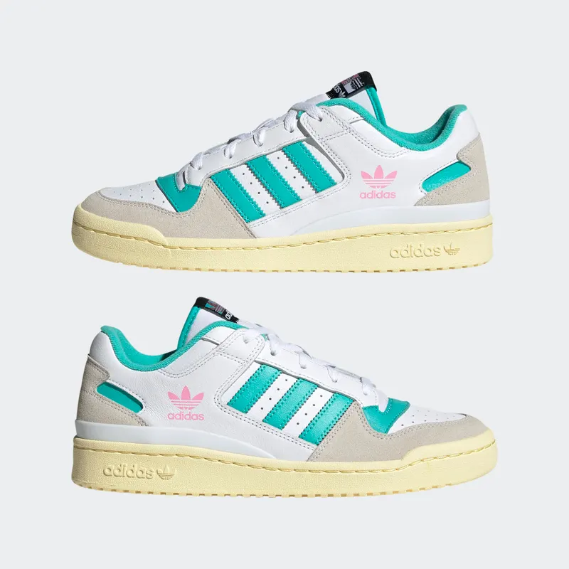 Adidas Forum Low CL Cloud White / Bliss Pink / Mint Rush (HQ6875)