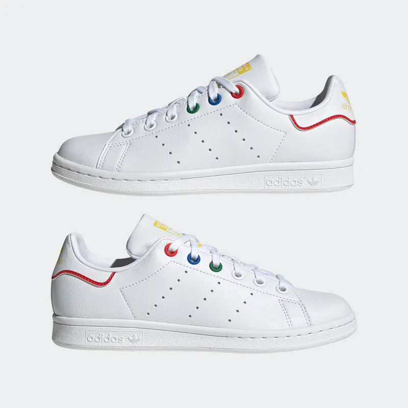 Adidas Stan Smith Cloud White / Yellow / Blue (GZ2096)