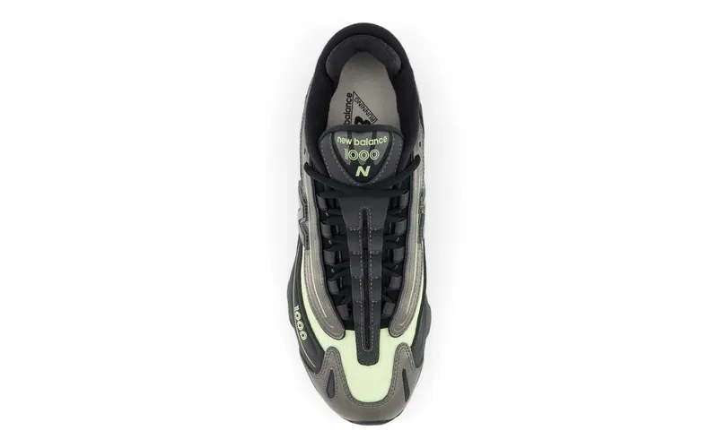 New Balance 1000 Black Metallic Dry Lime