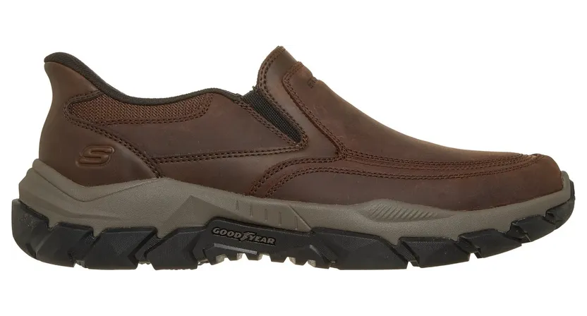Skechers Slip-ins Relaxed Fit: Santoro “Archaic Sneaker Brown” (205680BRN)
