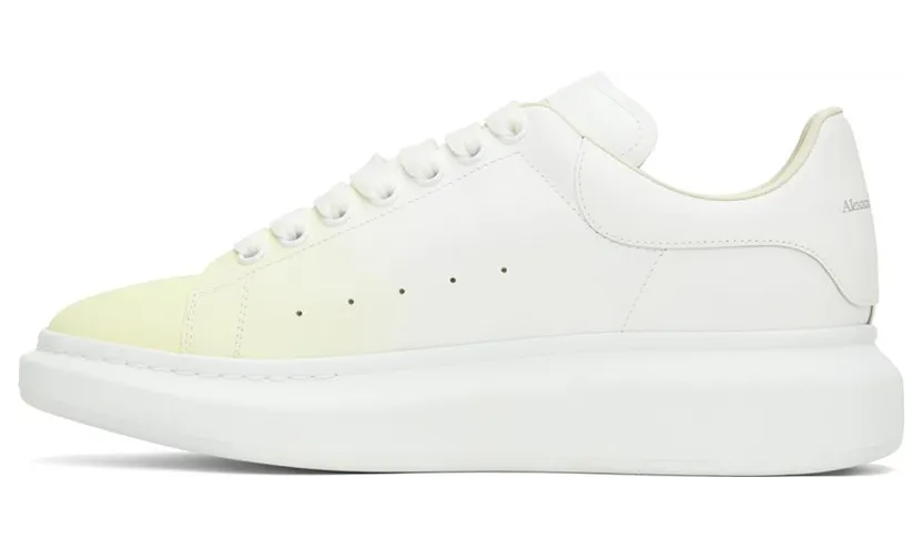 Alexander McQueen White & Blue Gradient Oversized Sneakers (645867WHZ4N) (3)
