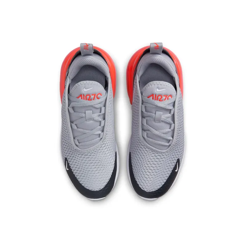 Nike Air Max 270 Wolf Grey Anthracite Bright Crimson White (AO2372-039)