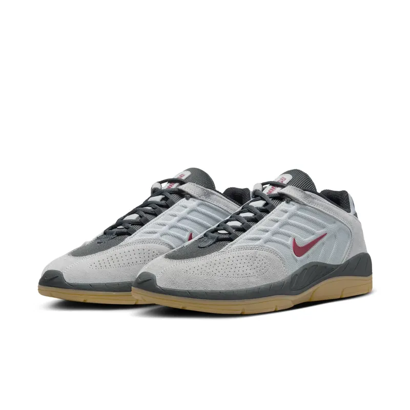 Nike SB Vertebrae Light Smoke Grey Dark Smoke Grey Black Dark Team Red (FD4691-004)