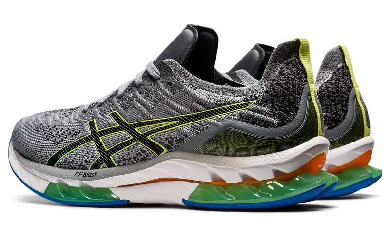 ASICS Kinsei Blast Sheet Rock Grey Glow Yellow (1011B203-022)