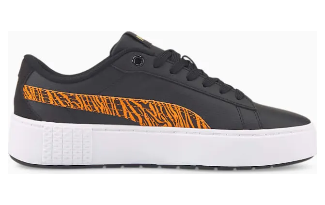 Puma Smash Platform v2 Tiger Oranje/Zwart (383877-01)