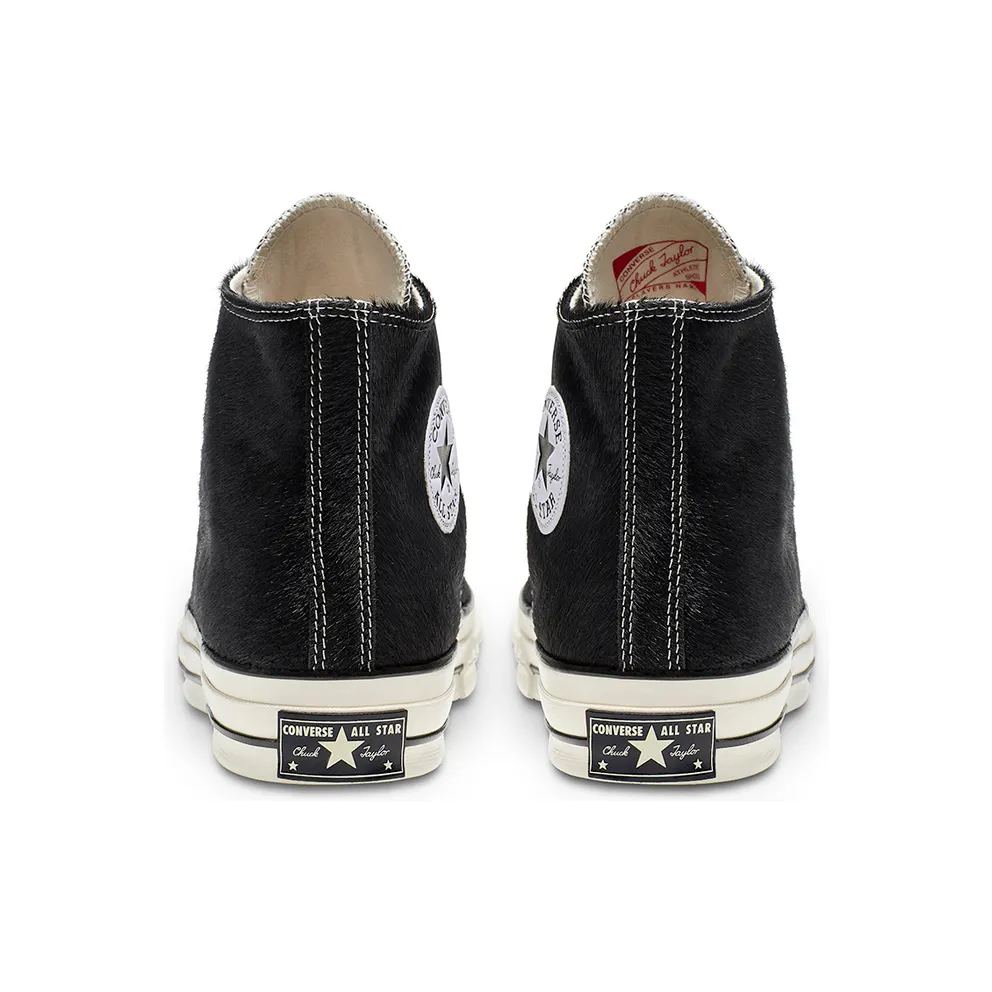 Converse Chuck Taylor All-Star 70s Hi Pony Hair Black Black/Egret-Natural (164588C)