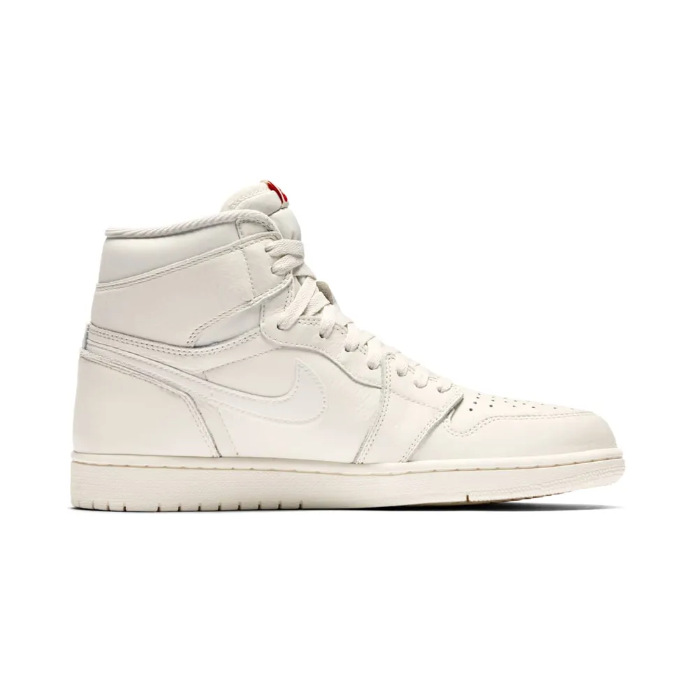 Air Jordan 1 Retro High OG Sail University Red (555088-114)