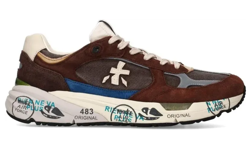 Premiata Mase 25 met logodetail “Brown” (MAE08026)