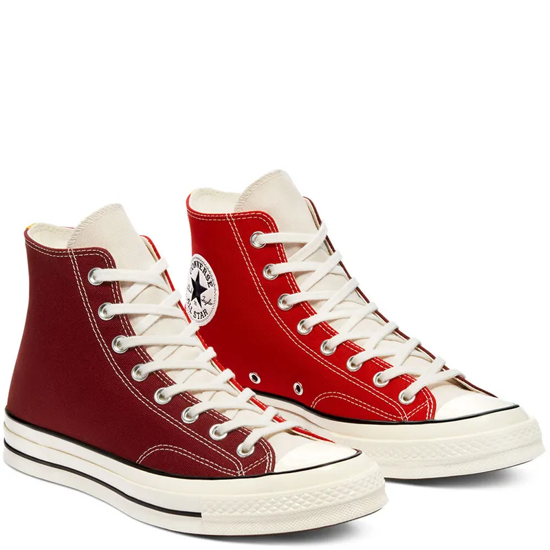Converse Tri-Panel Chuck 70 High Top Team Red/gym Red/natural Ivory (171123C)