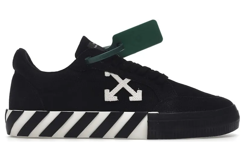 OFF-WHITE Vulc Low Canvas Black White (OMIA085C99FAB0011001) (2)