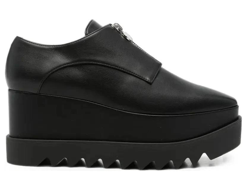 Stella McCartney Elyse Plateau- mit Reißverschluss – Black (810744E00291)