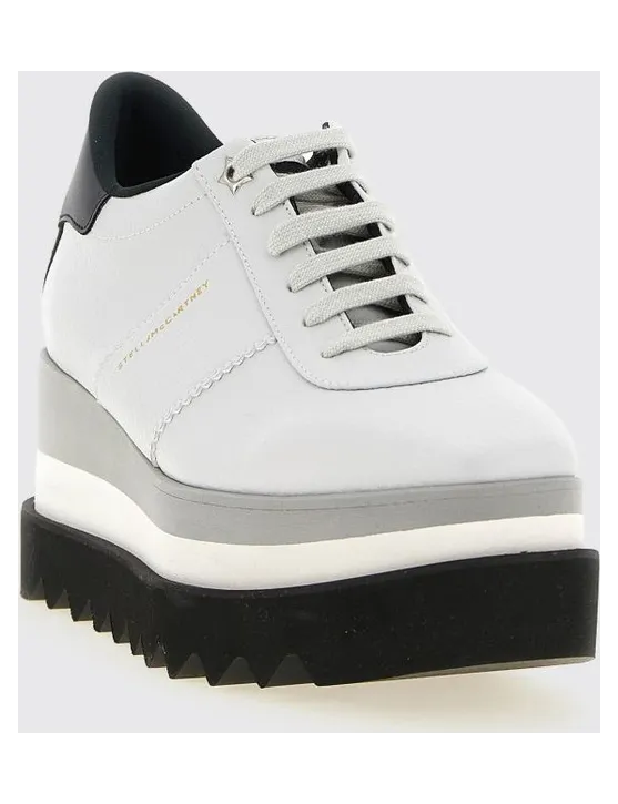 Stella McCartney Elyse Wedge in Polyurethane Grey (810611E002881705)