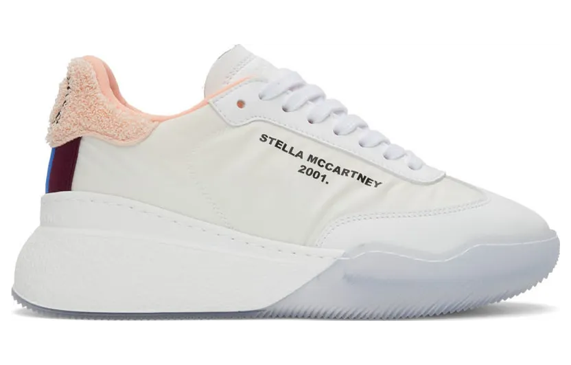 Stella McCartney White & Pink Terrycloth Loop (810046E00019)