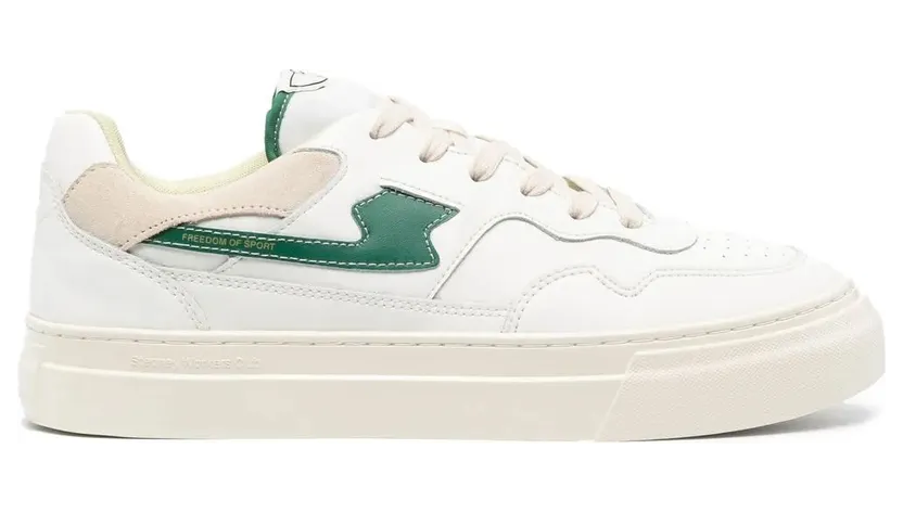 Stepney Workers Club Pearl S-Strike Leather White / Green (YA09560)