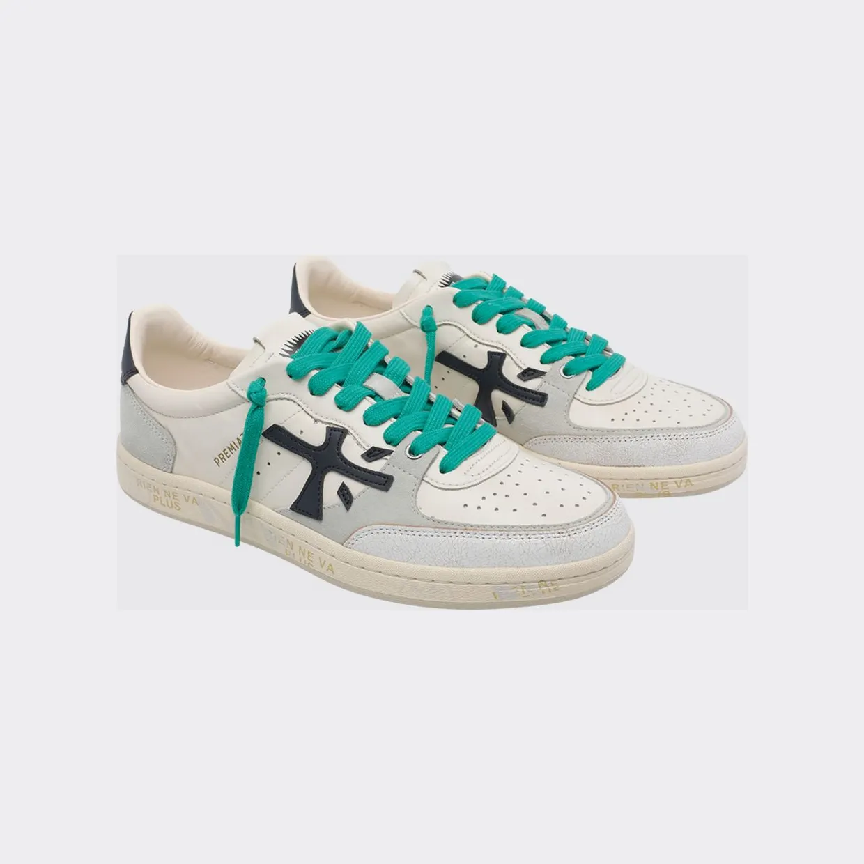 Premiata Clay Leather Sneakers White (BSKTCLAY7262)