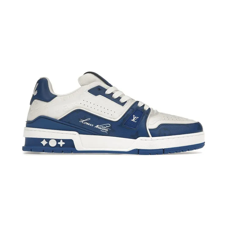 Louis Vuitton Trainer #54 Signature Blue White (1AANEZ)