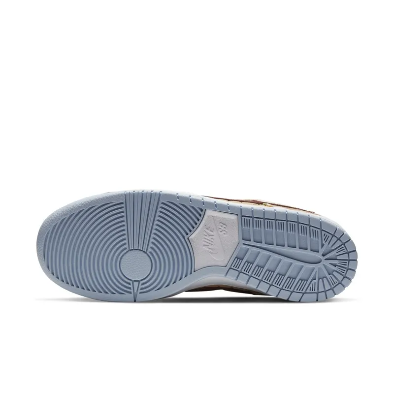 Nike SB Dunk Low Street Hawker (2021) Metallic Copper/Light Silver-Pueblo Brown-Metallic Silver (CV1628-800)