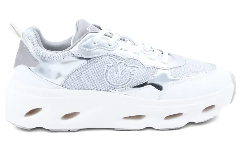PINKO Sneakers met logo-applicatie – Beige (SS0167P144)
