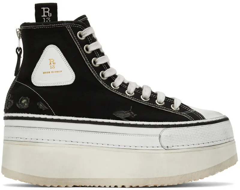 R13 Black Courtney Platform (R13S0071-001)