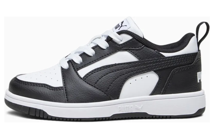 Puma Rebound V6 Lo Kinder Schwarz (393834-01)