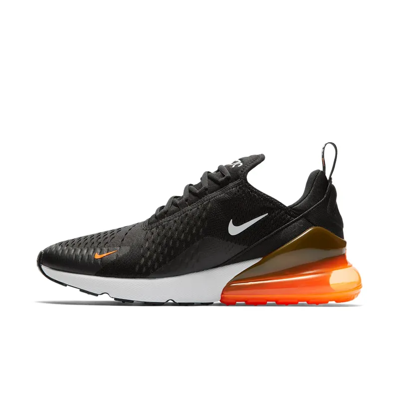 Nike Air Max 270 Black White Total Orange Black/White-Total Orange (AH8050-014)