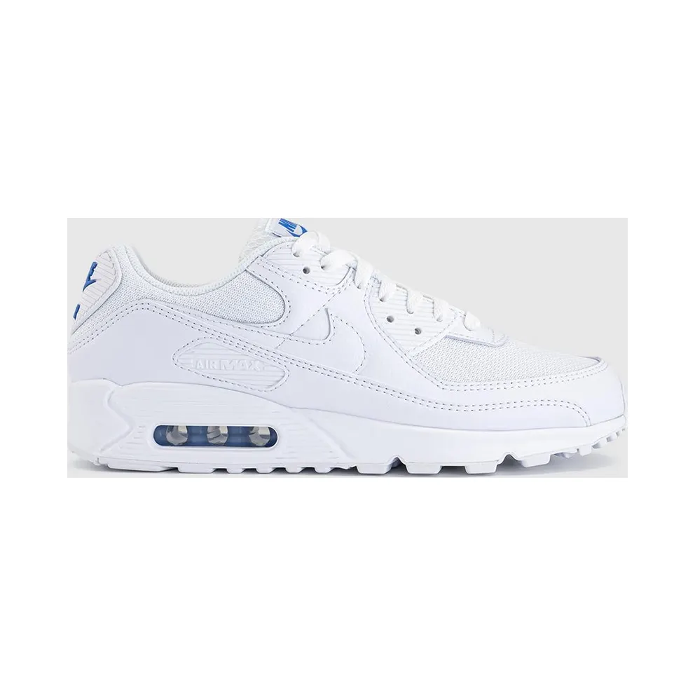 Nike Air Max 90 White / White / Blue Crystal (DM0029-123)