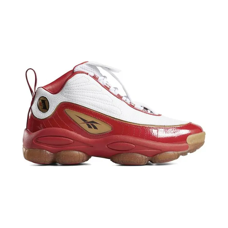Reebok Iverson Legacy Red White Red/White-Black-Brass (Other Brands Reebok)
