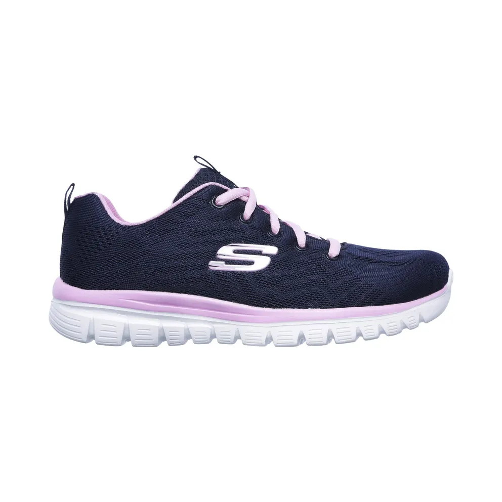 Skechers Graceful – Get Connected Sneaker Marine/Pink