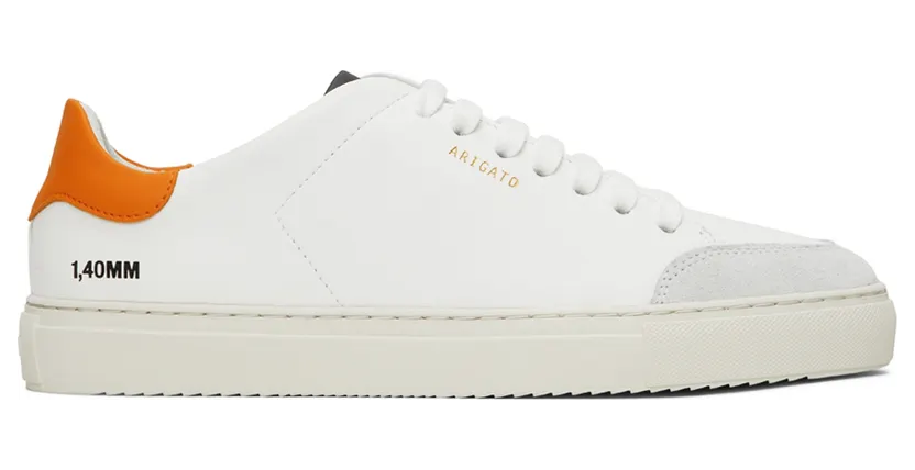 Axel Arigato White & Orange Clean 90 Triple (28487)