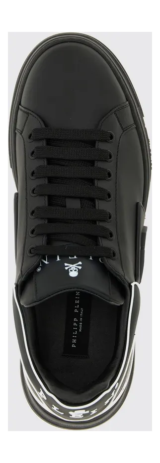 Philipp plein Phantom Kick$ Leather Sneakers Black (SAFSUSC0904PLE005N0202) (3)