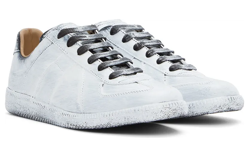 Maison Margiela Off-White Painted Replica Sneakers (S37WS0566 P4128) (4)