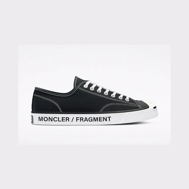 Converse 7 Moncler Frgmt + Converse Jack Purcell Black/Black/White (172321C)