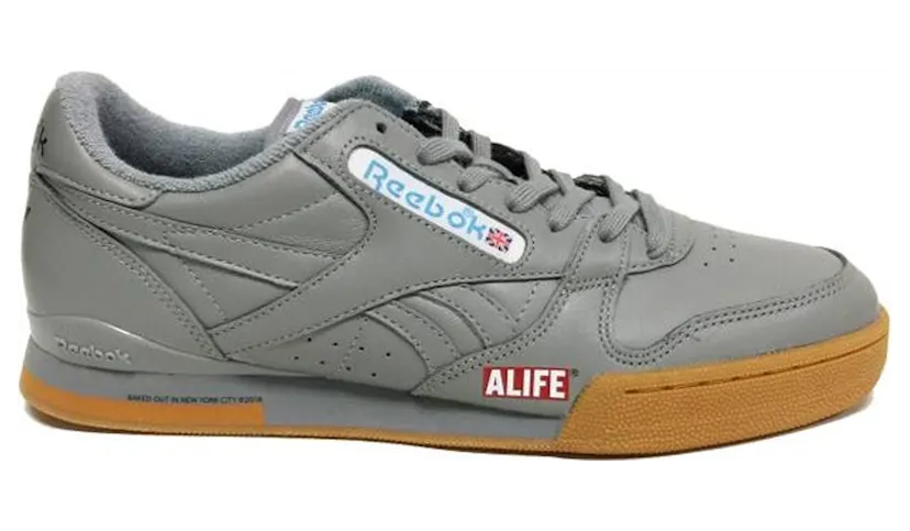 Reebok Phase 1 Pro Alife Grey Flat Grey/White-California Blue (Other Brands Reebok)