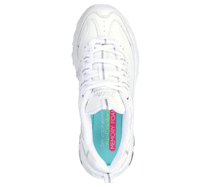 Skechers D’Lites – Fresh Start Sneaker White/Silver