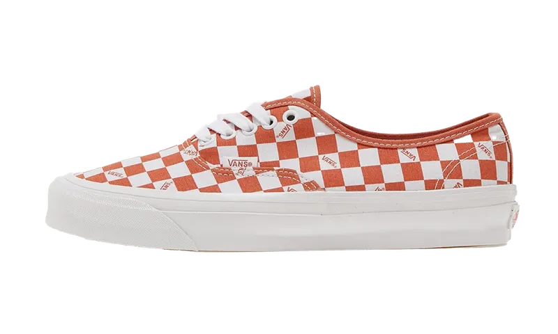 Vans Vault OG Authentic LX “CHECKERBOARD MECCA ORANGE” (VN0A5FBD0HL)