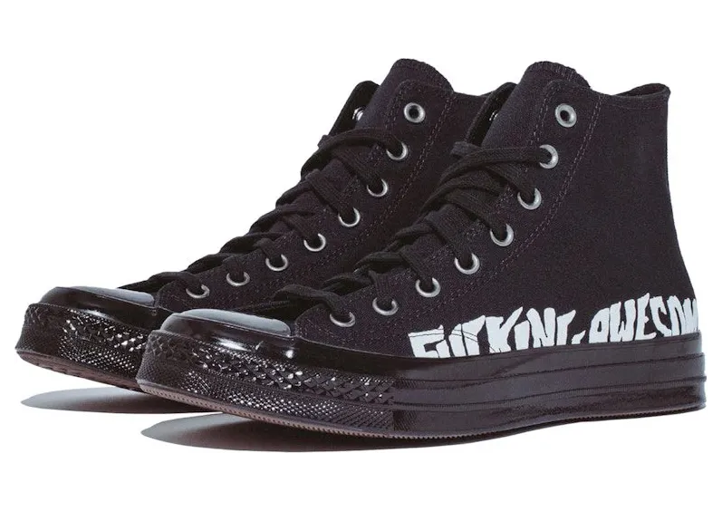 Converse Chuck 70 Hi Fucking Awesome Black White (A10952C)
