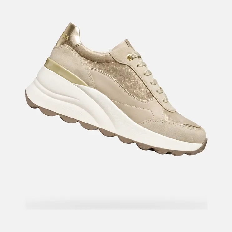 Geox Spherica “Light Gold / Light Beige” (D45WAA0MA22C2LH6)