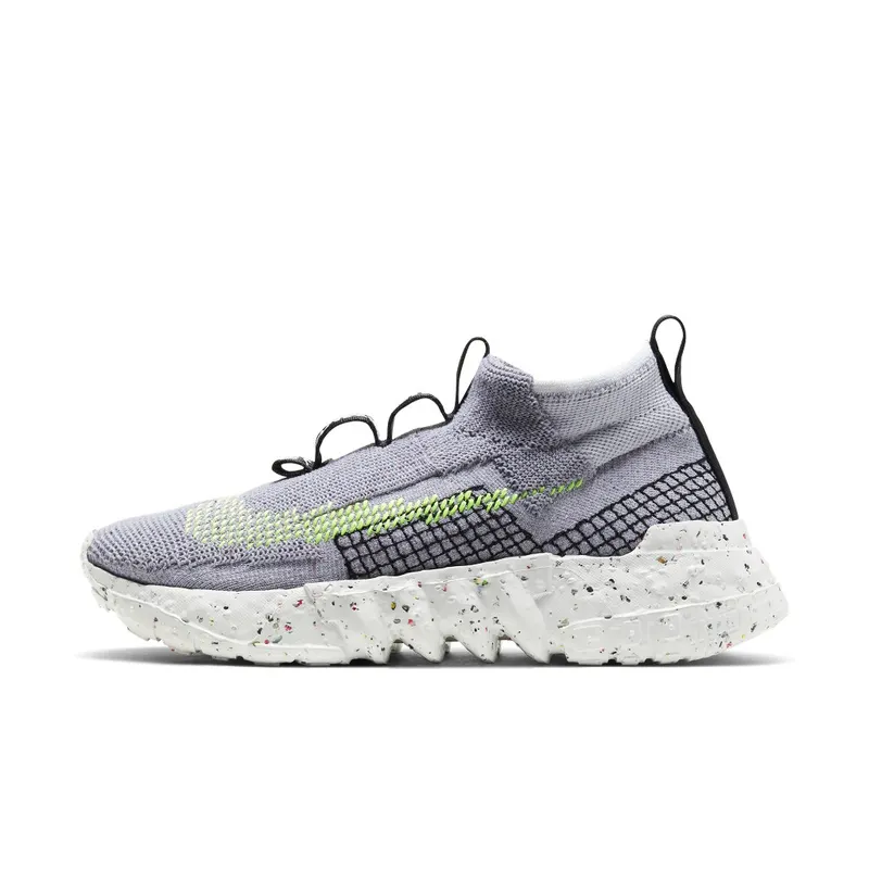 Nike Space Hippie 02 Grey Volt Wolf Grey/Black-Volt-Dark Smoke Grey (CQ3988-002)