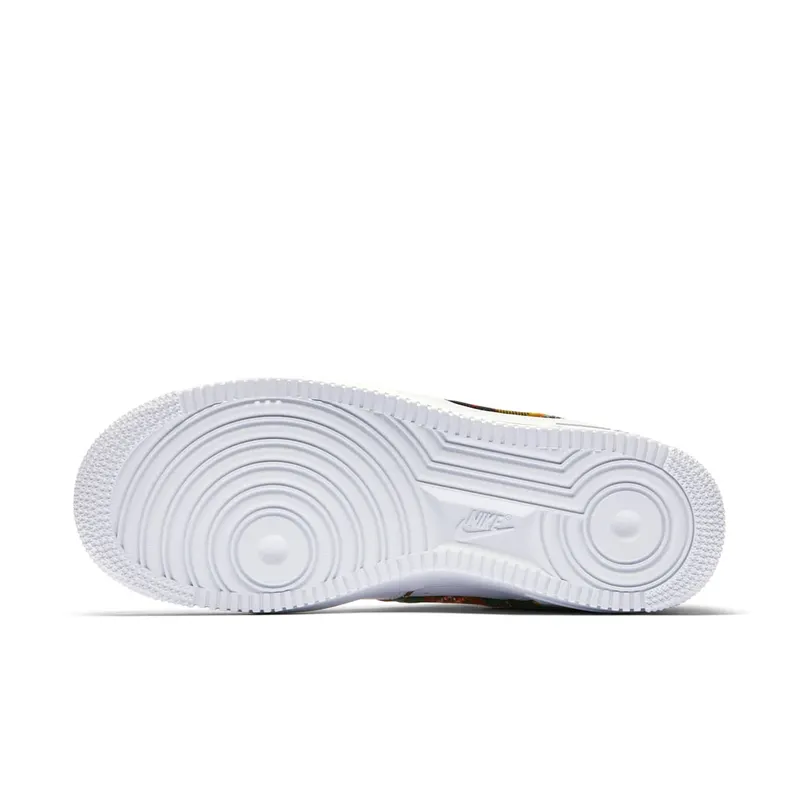 Nike Air Force 1 Low Tartan White (W) White/University Red-Amarillo (AV8218-100)