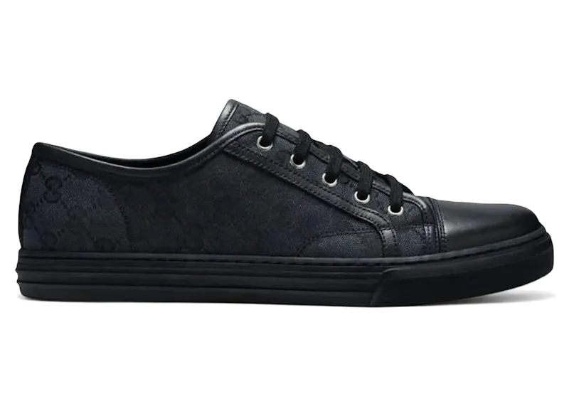 Gucci GG Canvas Low Grey Black (426189 KQWM0 1948)
