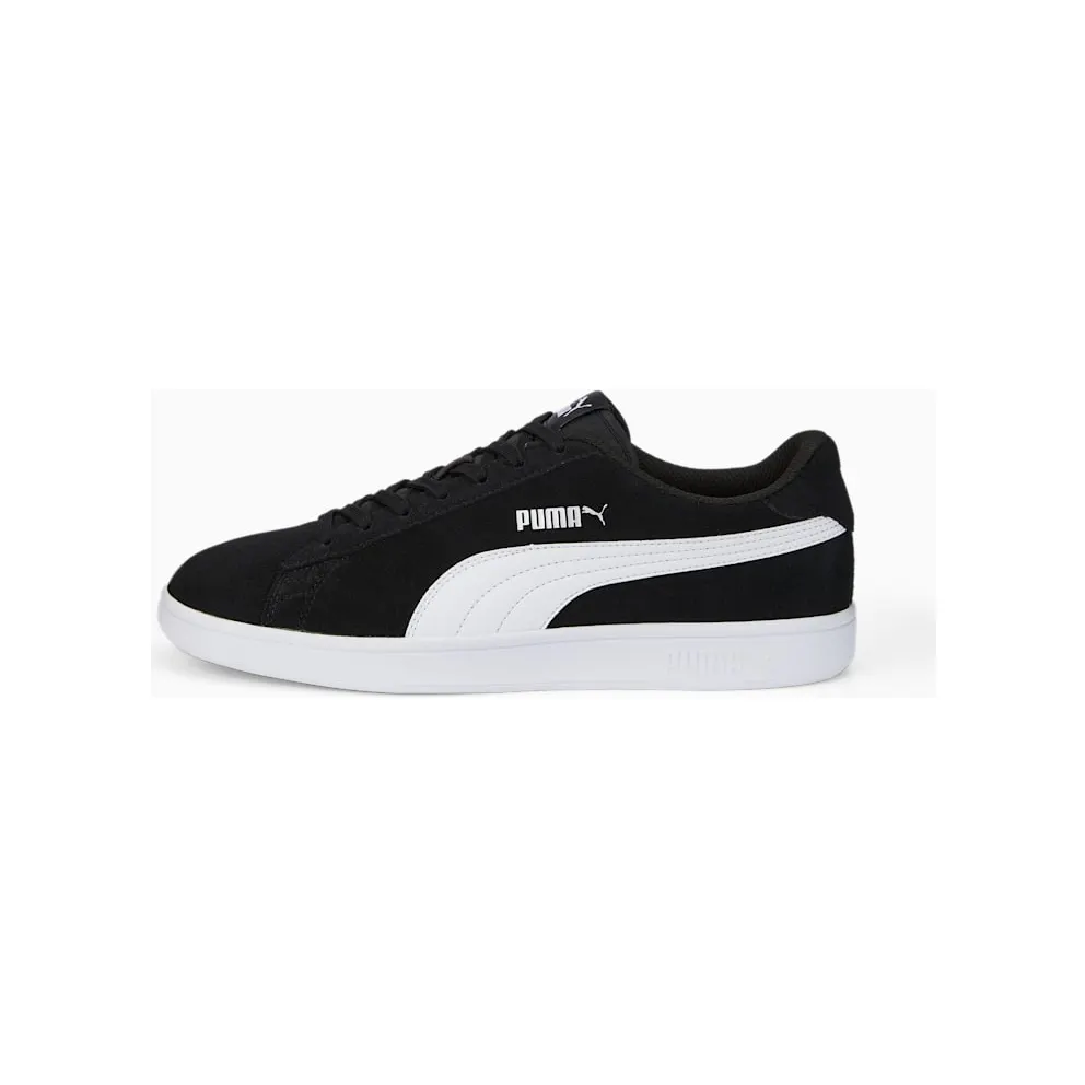 Puma Smash V2 brede White/Black (386436-01)