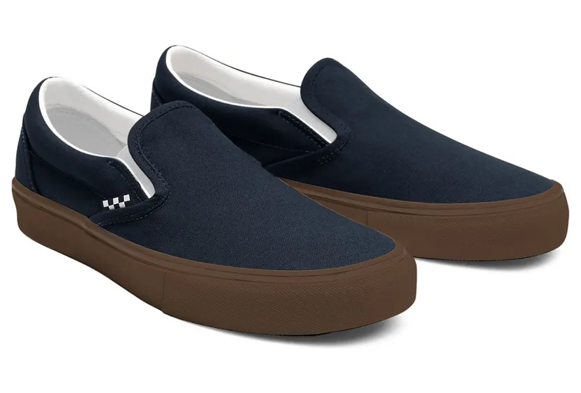 VANS Gepersonaliseerde Gum Slip-on Skate Blauw (VN0A3CST055)