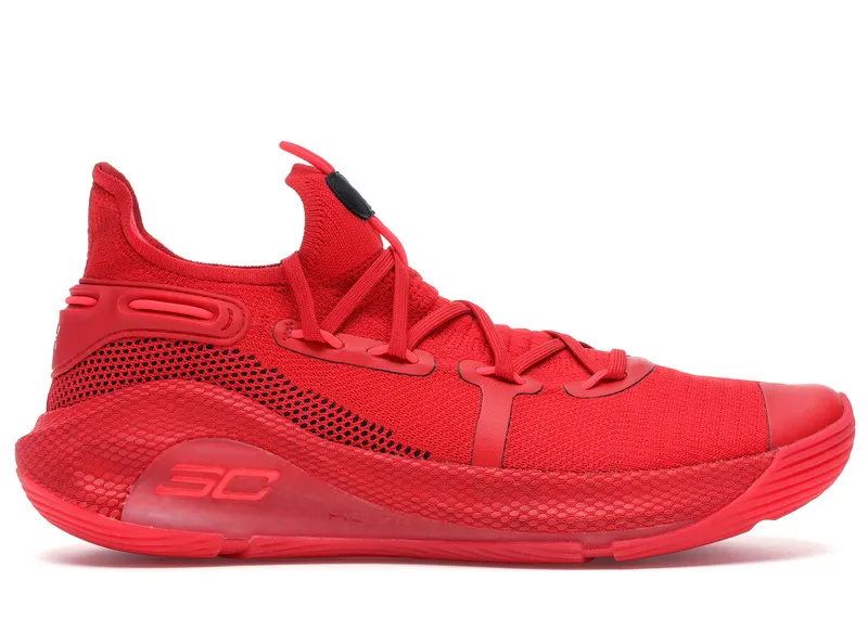 Under Armour Curry 6 Red Red/Black-Rage Red (3020612-603)
