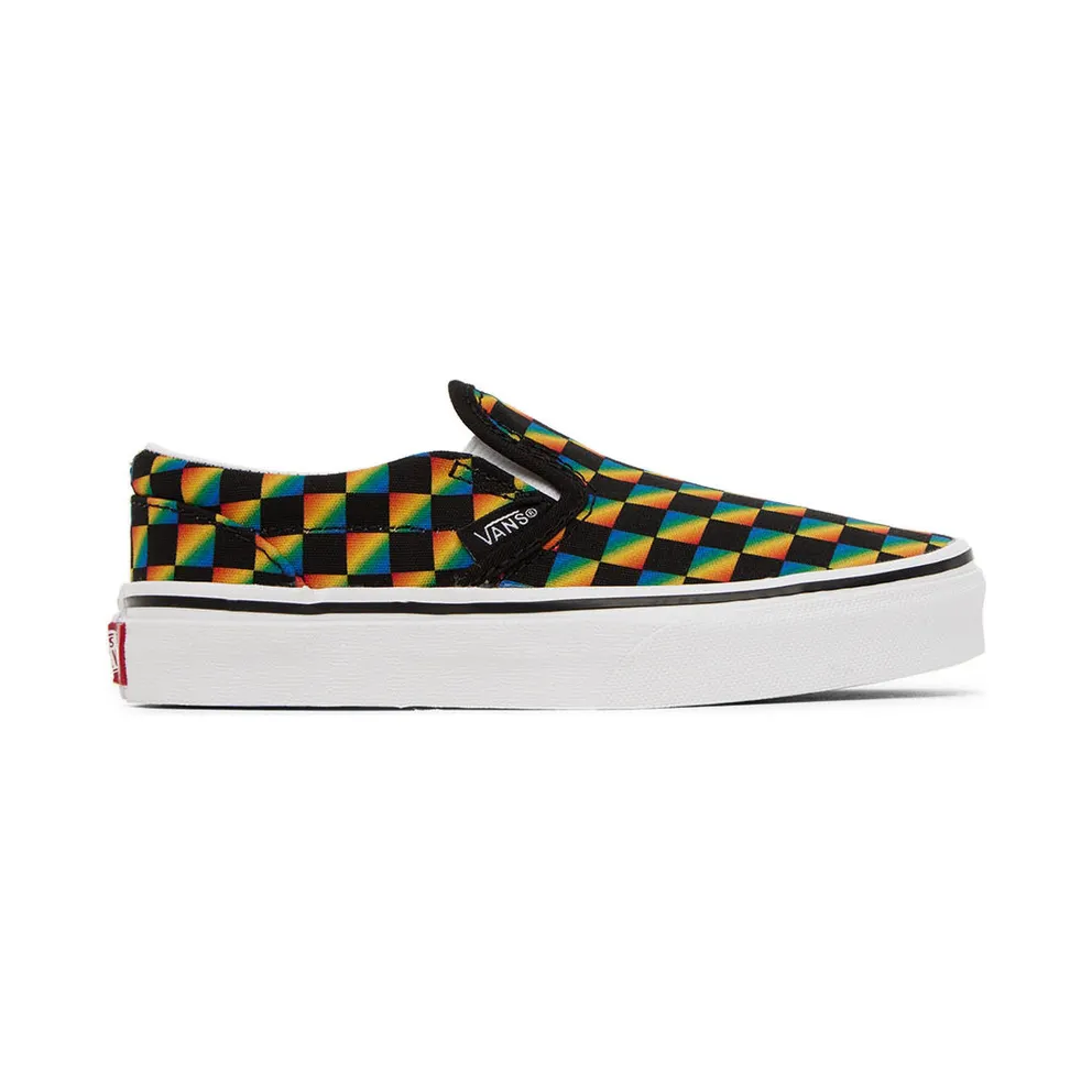 Vans Kids Multicolor Classic Slip-On Little Kids Sneakers (VN0A7Q5GBLK)