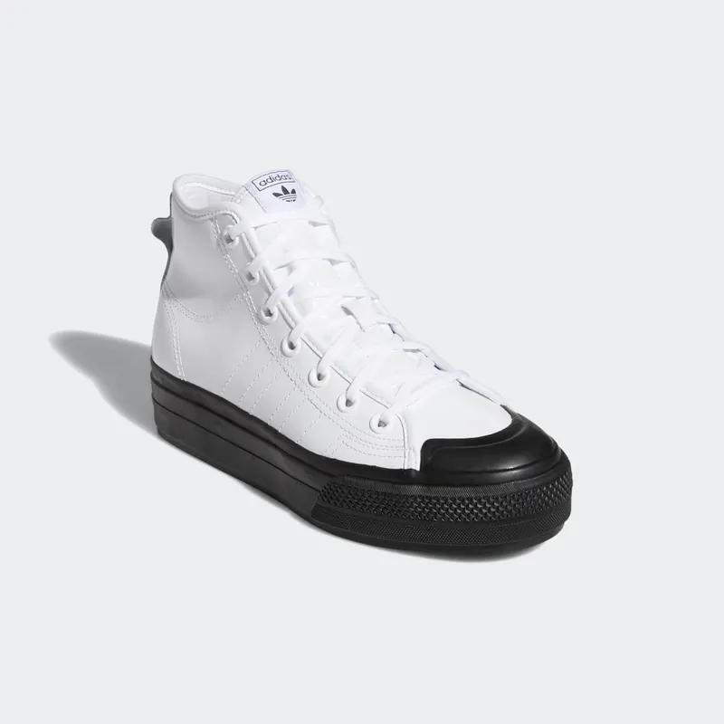 adidas Nizza RF Platform Mid Cloud White / Cloud White / Core Black (FY7606)