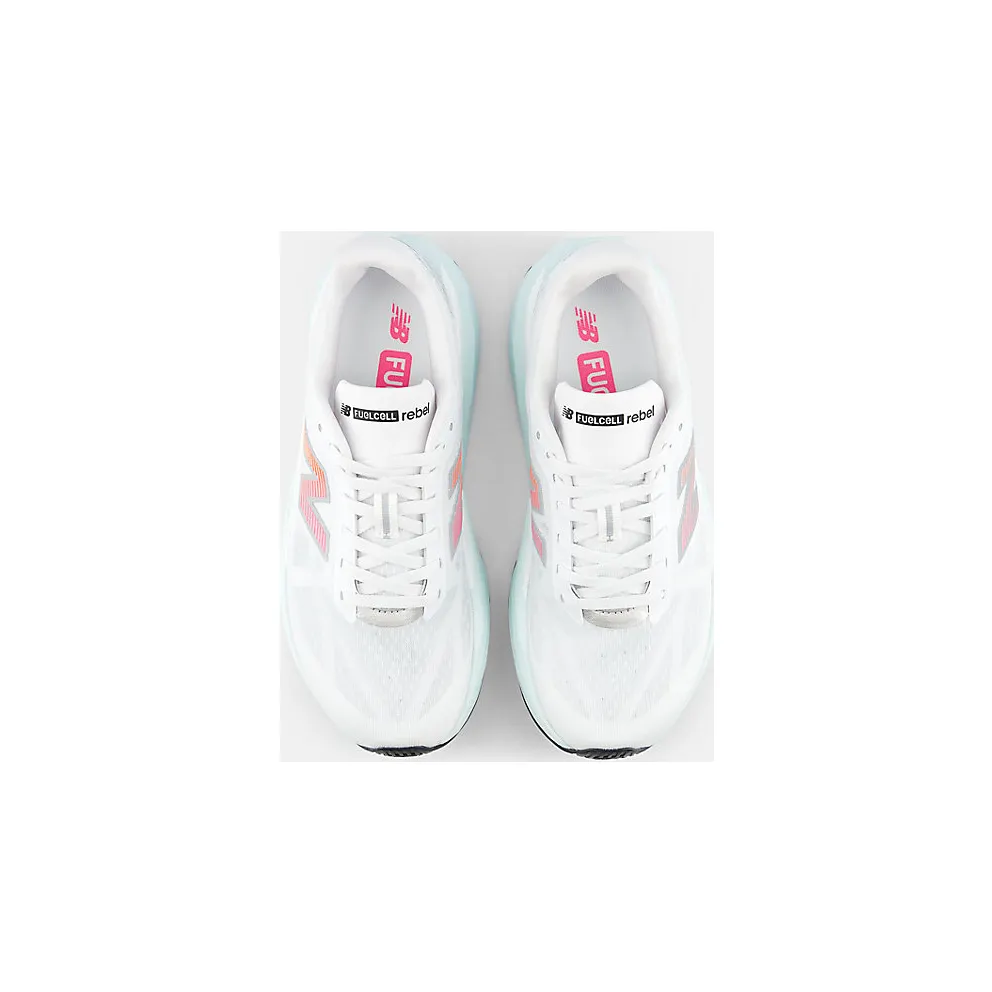 NEW BALANCE FuelCell Rebel v5 “WHITE / PINK HEAT / GLINT BLUE” (WFCX8U7)