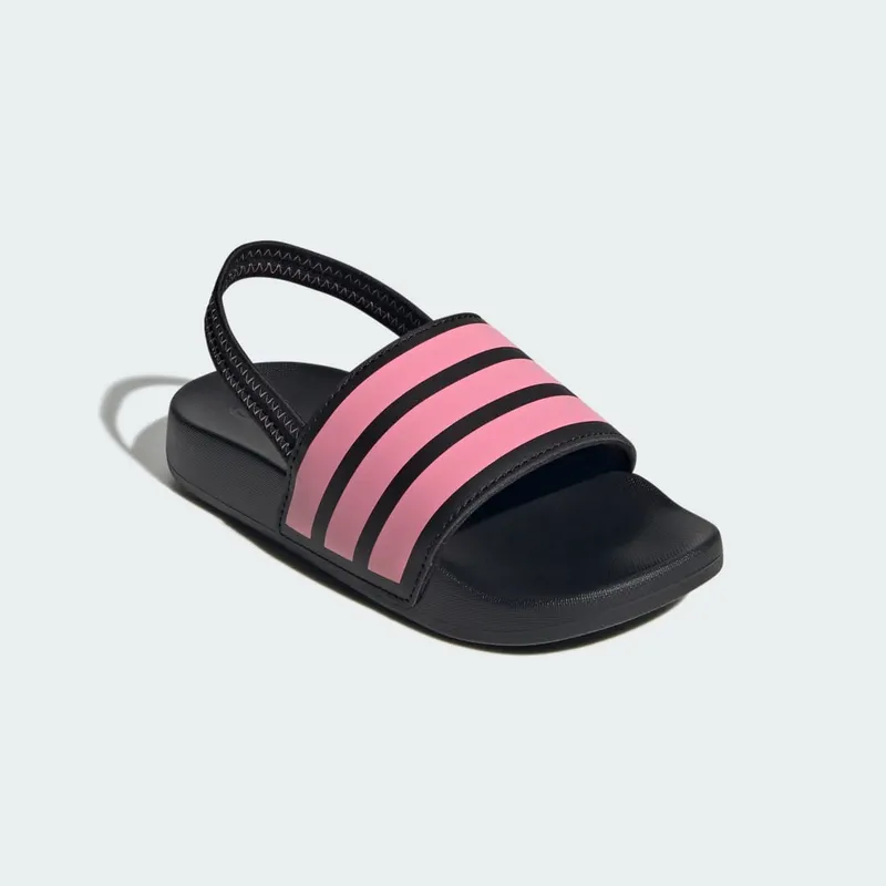 Adidas adilette Estrap Slides Kids Core Black / Bliss Pink / Core Black (JR5330)