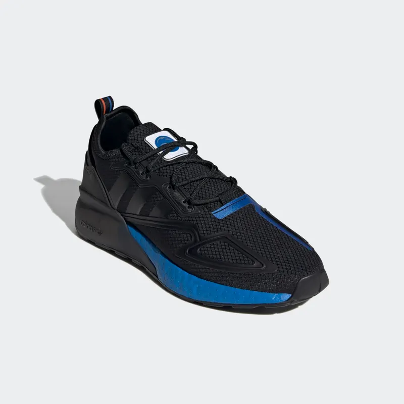 Adidas ZX 2K Boost Core Black / Core Black / Glow Blue (FX7029)