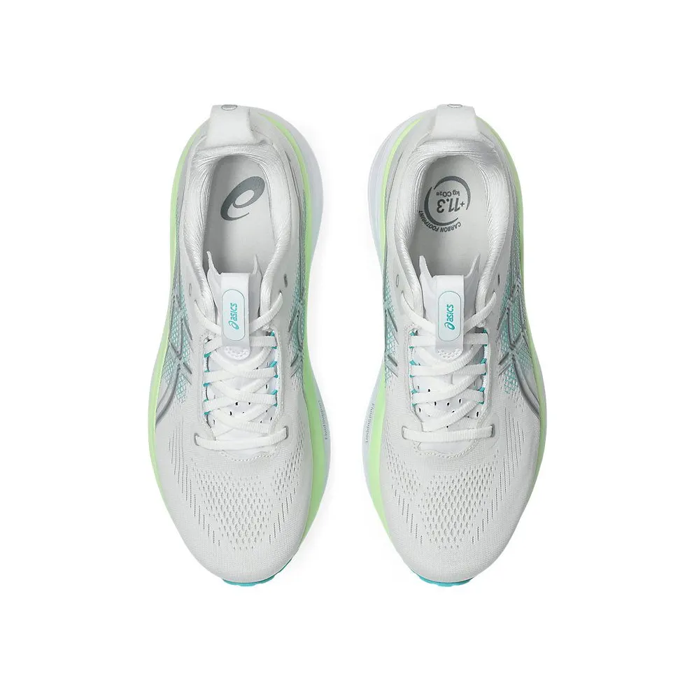 ASICS GEL-KAYANO 33 “White / Energy Aqua” (1011C167-100)